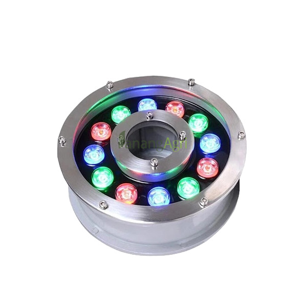 Đèn LED âm nước dạng bánh xe 12W 12VAC